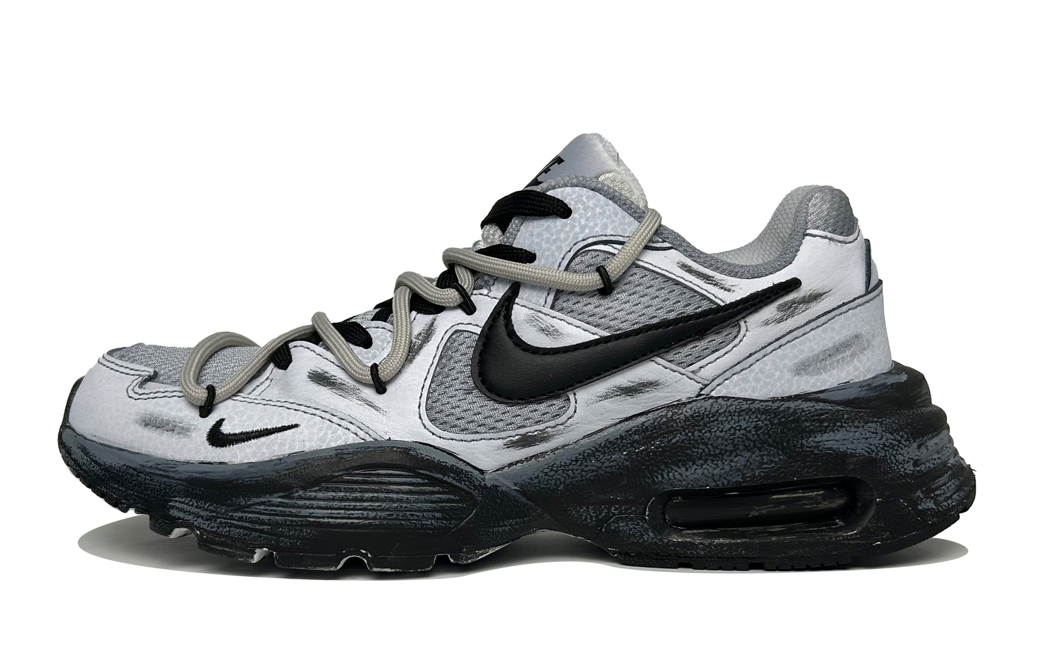 

Nike Кроссовки для бега Air Max Fusion Abrasion Resistant низкие мужские black gray