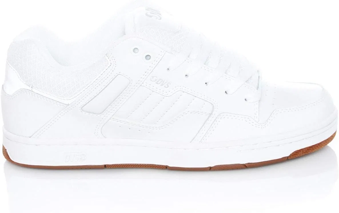 Мужские скейтбордические кроссовки DVS Dvf0000278103, 2-White Reflective Rubber, Black — фото 4