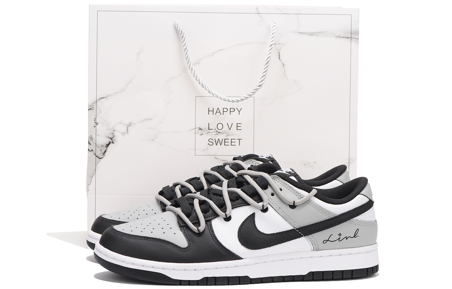 

Кроссовки Nike Dunk Skateboard Shoes Men Low-Top Gray, Серый, Кроссовки Nike Dunk Skateboard Shoes Men Low-Top Gray