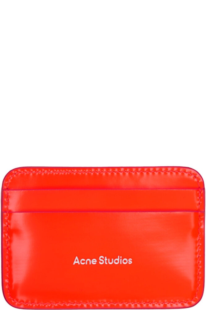 

Визитница из оранжевой кожи Acne Studios