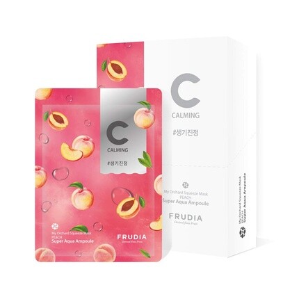 

My Orchard Squeeze Mask Персиковая корейская осветляющая и увлажняющая маска для ухода за кожей лица, 10 шт., Frudia