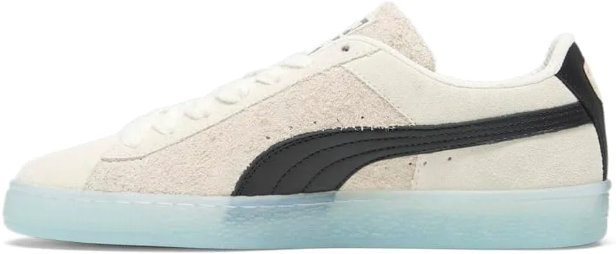 Мужские замшевые кроссовки Puma Classic Mist, белый/черный/синий — фото 4