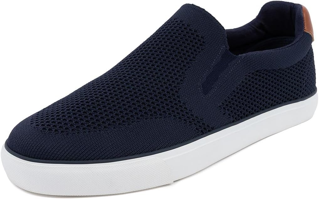 

Мужские слипоны Nautica - дышащие повседневные кроссовки из трикотажа, легкие и удобные модные лоферы - Kotor, темно-синий