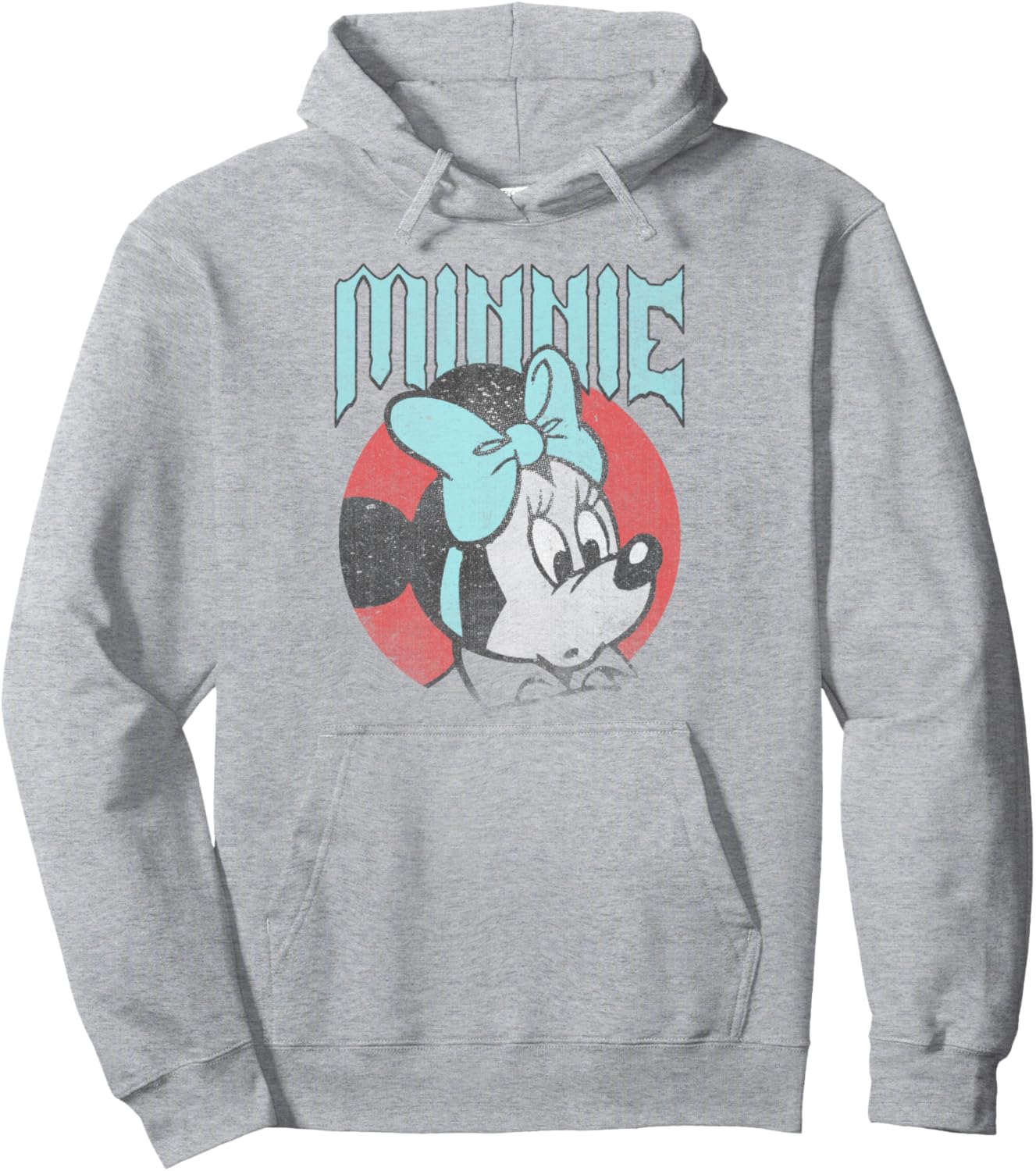 

Классическая толстовка Disney с изображением Микки Мауса и Минни Маус в винтажном стиле с лентой, серая