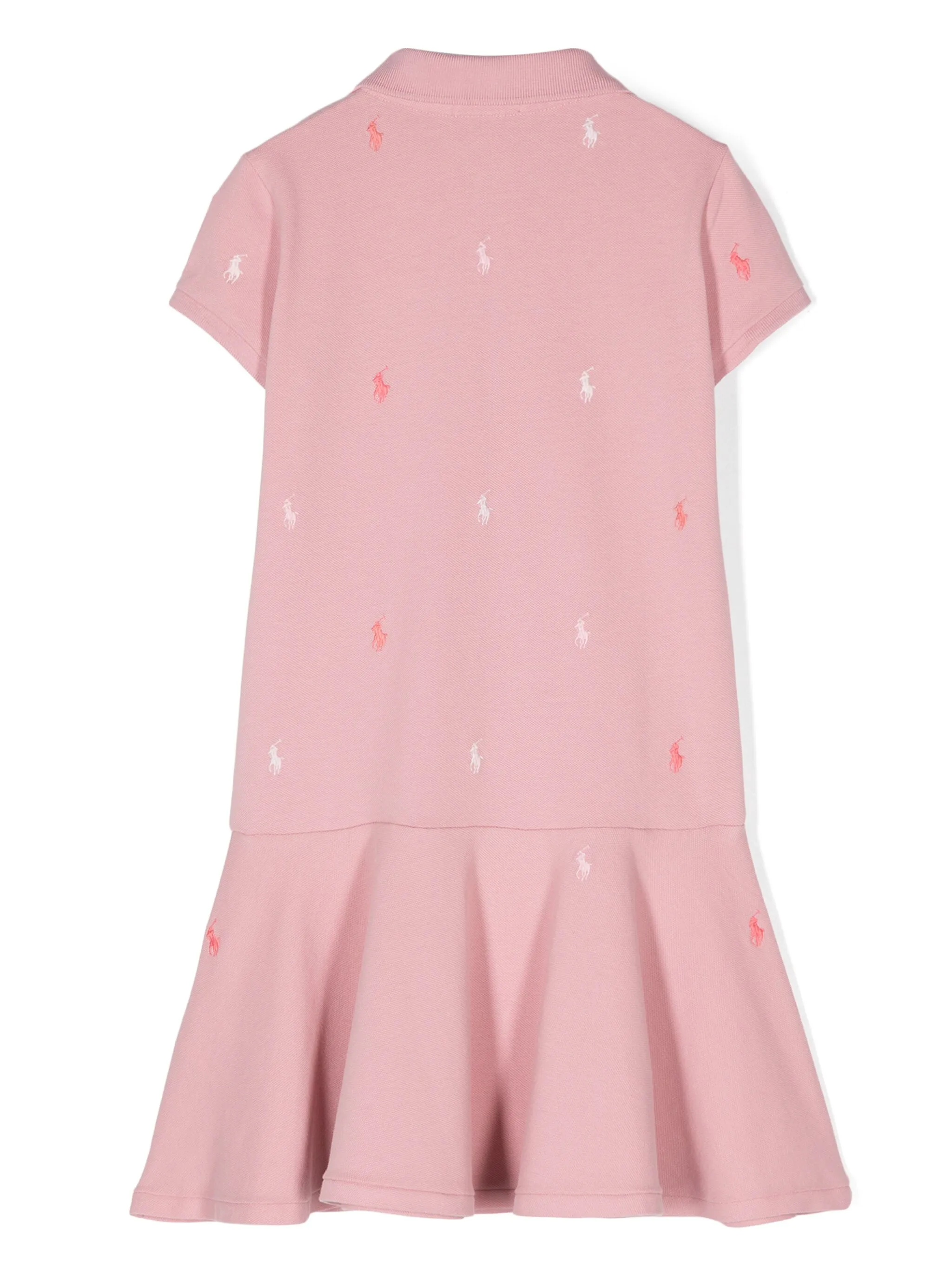 Платье Polo Pony Polo Ralph Lauren Kids, розовый — фото 2