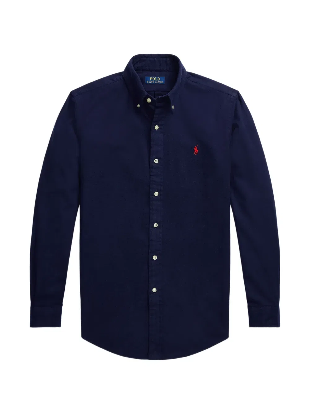 Рубашка с логотипом на пуговицах Polo Ralph Lauren, синий