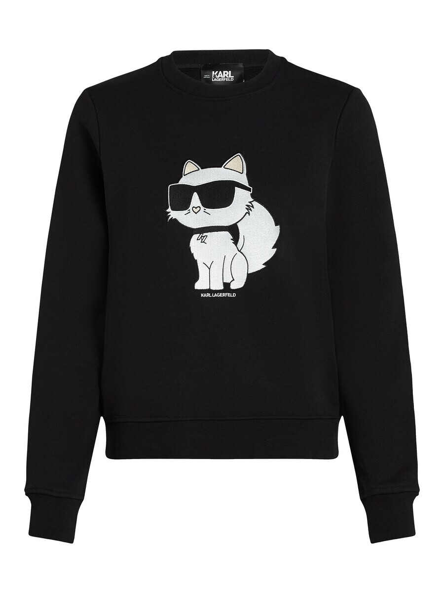 

Свитер Karl Lagerfeld Sweatshirt Ikonik 2.0 Choupette, черный