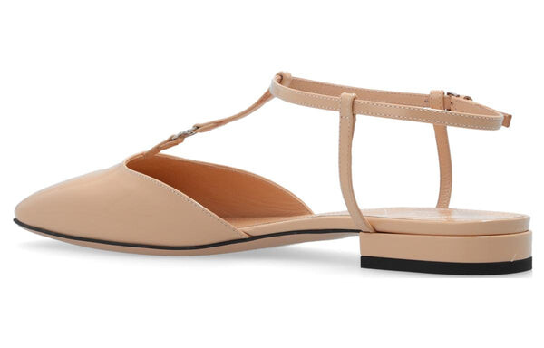 Тапочки new denim ballerina flats 'pink' Gucci, розовый — фото 3
