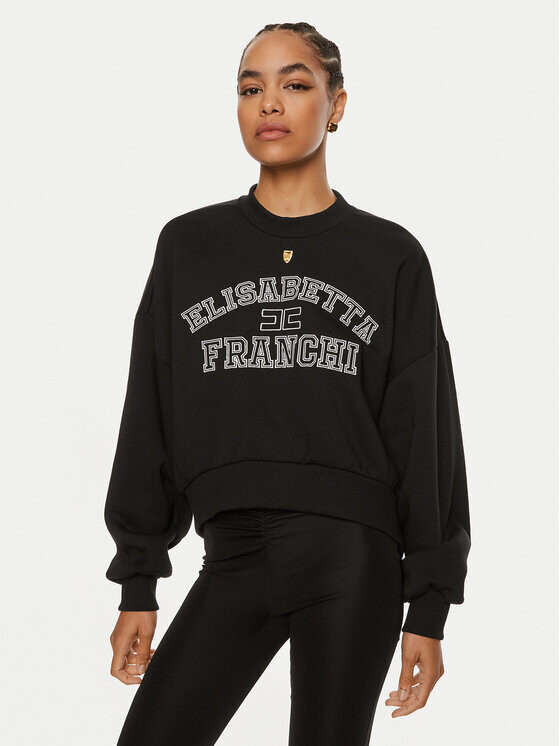 

Толстовка свободного кроя Elisabetta Franchi, черный