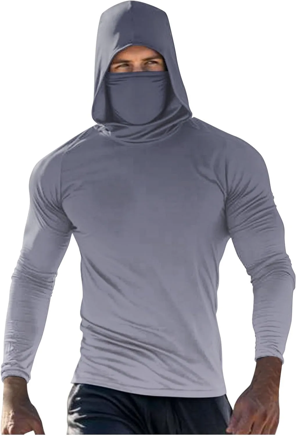 

Футболка для рыбалки с длинным рукавом UPF 50+ и защитой от солнца