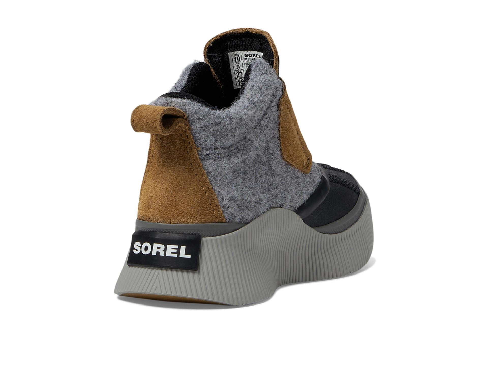 Ботинки SOREL Kids Childrens Out N About IV Strap WP, цвет Taffy/Black — фото 4