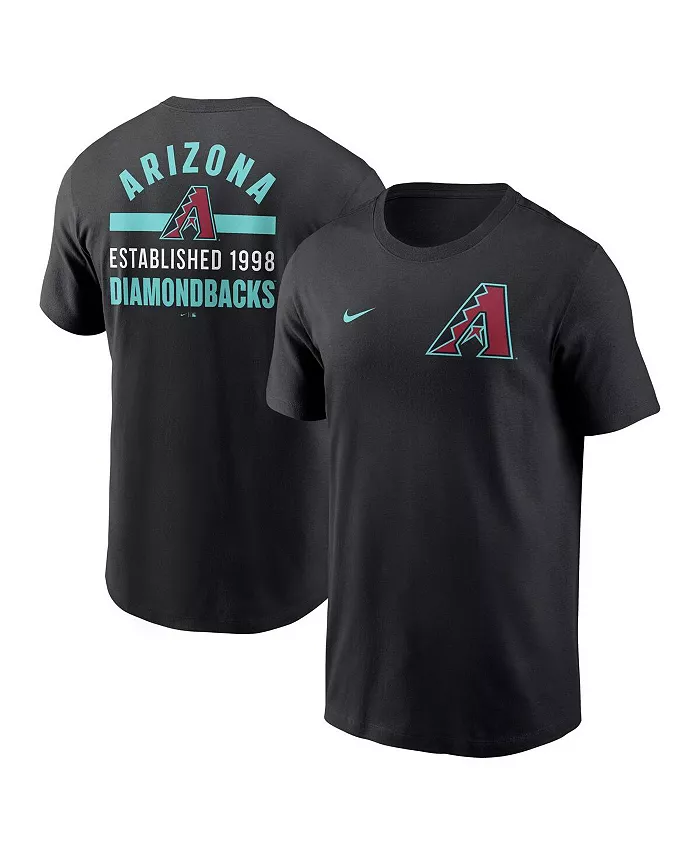 

Мужская черная футболка Arizona Diamondbacks 2-Hit Nike