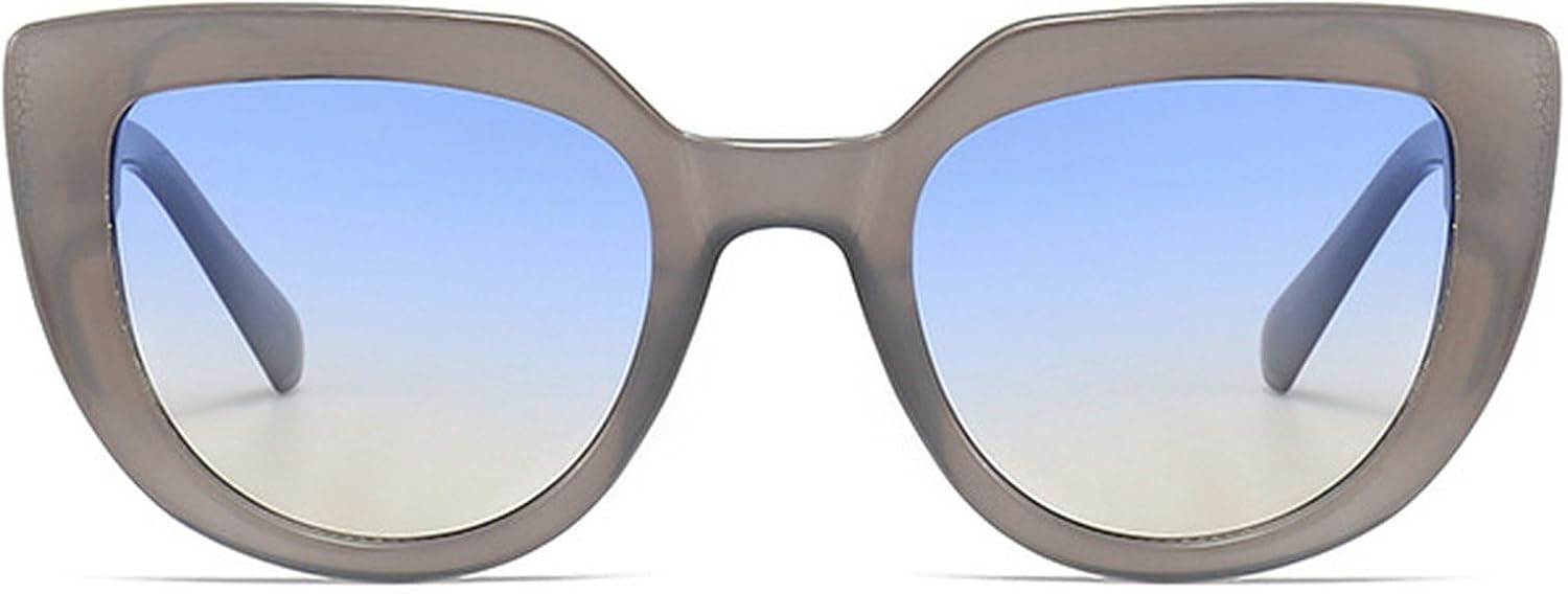 

Модные солнцезащитные очки «кошачий глаз» для женщин, роскошные солнцезащитные очки с леопардовым принтом, черные солнцезащитные очки UV400, ретро-очки для мужчин с защитой от УФ-излучения mincl, Gray Blue