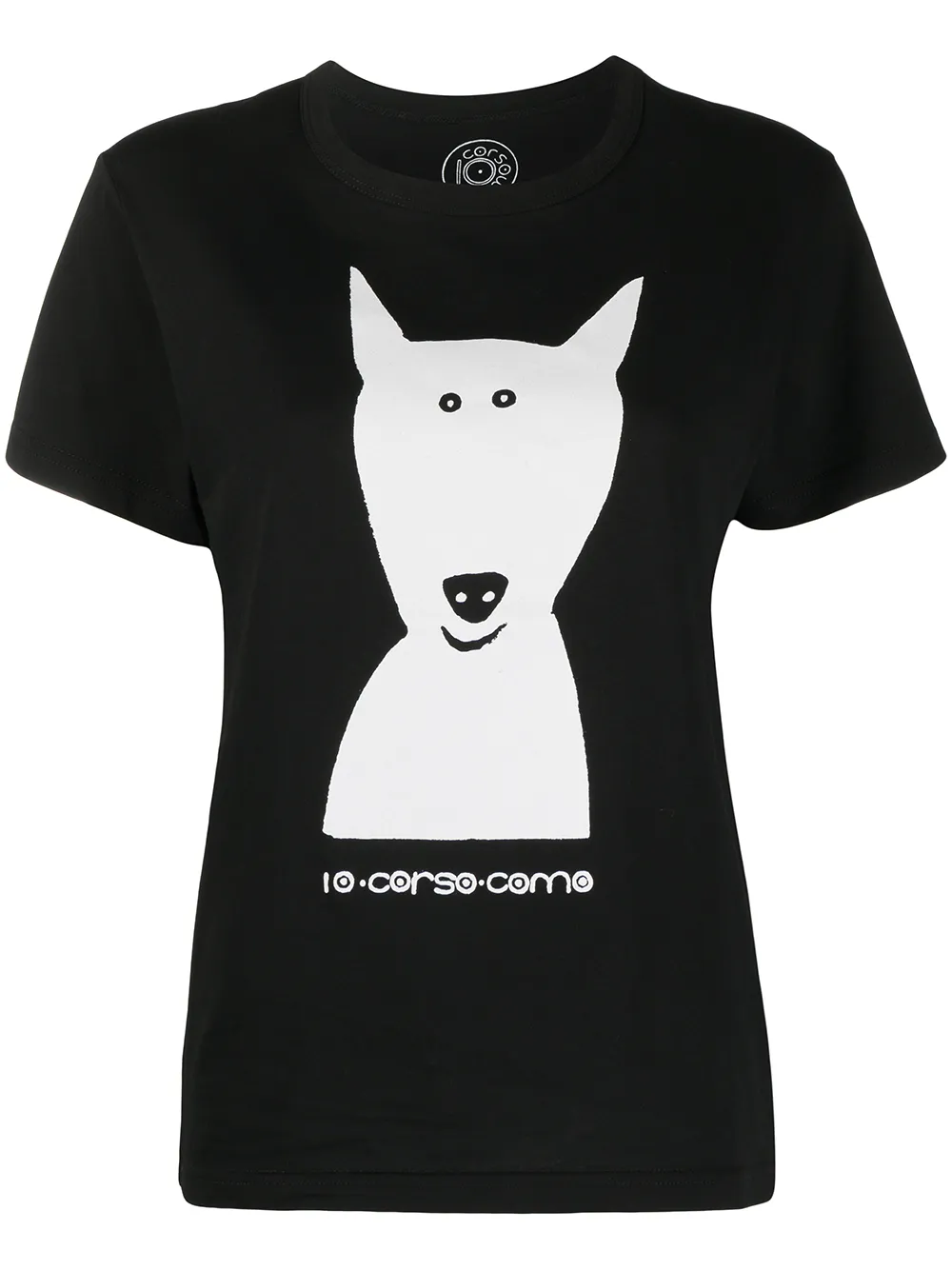

Футболка с графичным принтом 10 CORSO COMO, черный