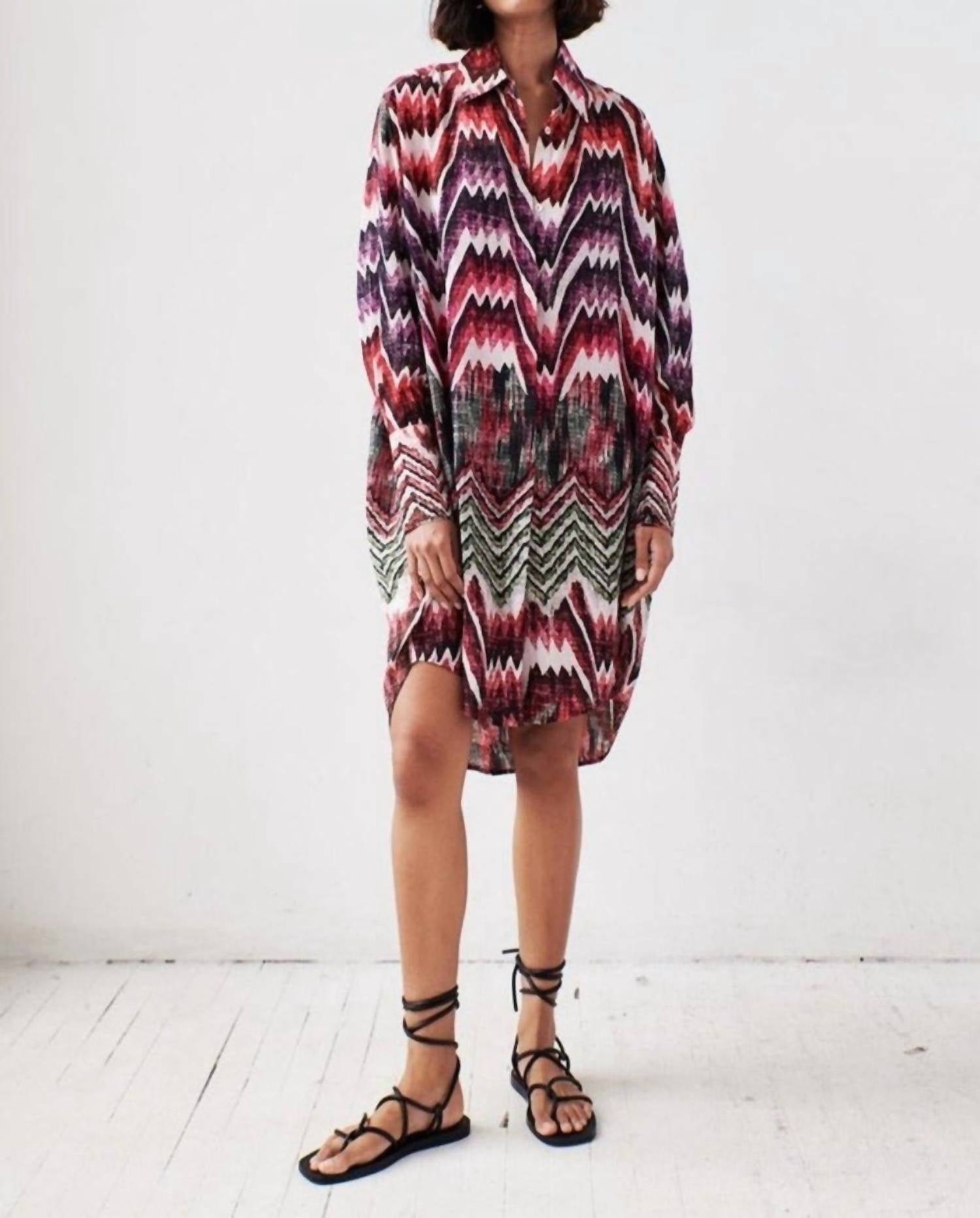

Платье-рубашка Grazia в цвете Calvi Pink CHUFY