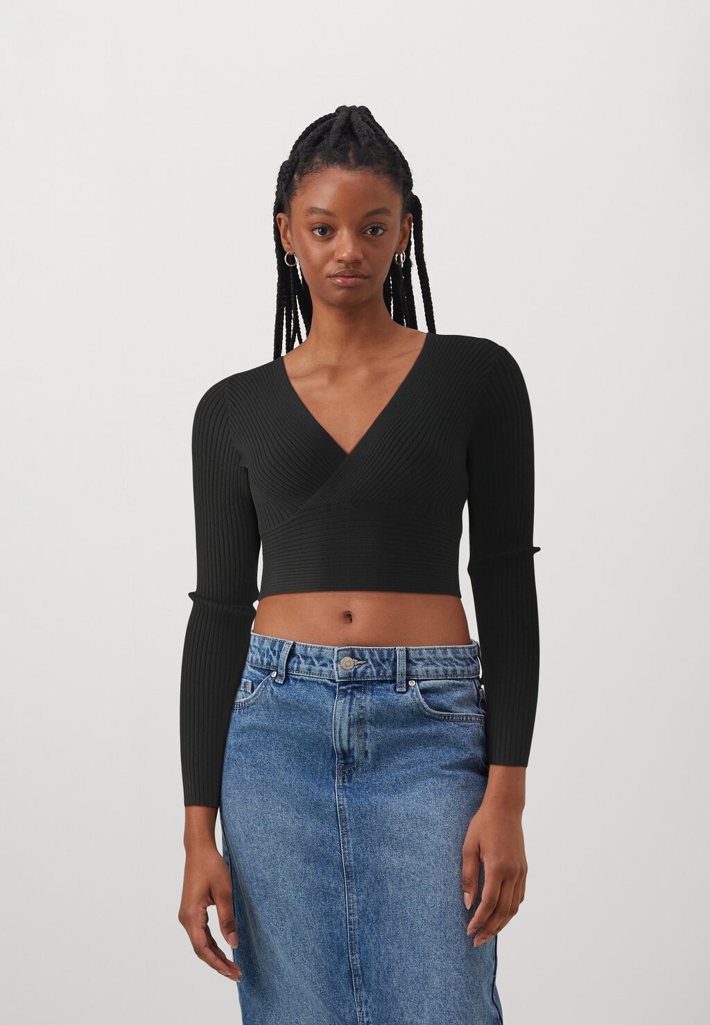

Джемпер ONLHONOR V NECK ONLY, цвет black