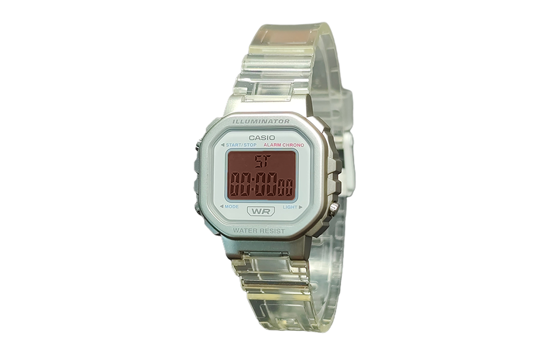 

CASIO Часы Retrofit Series Quartz Movement Resin Strap Watch Women's Watch White Dial, White Dial Umber Watch Glass