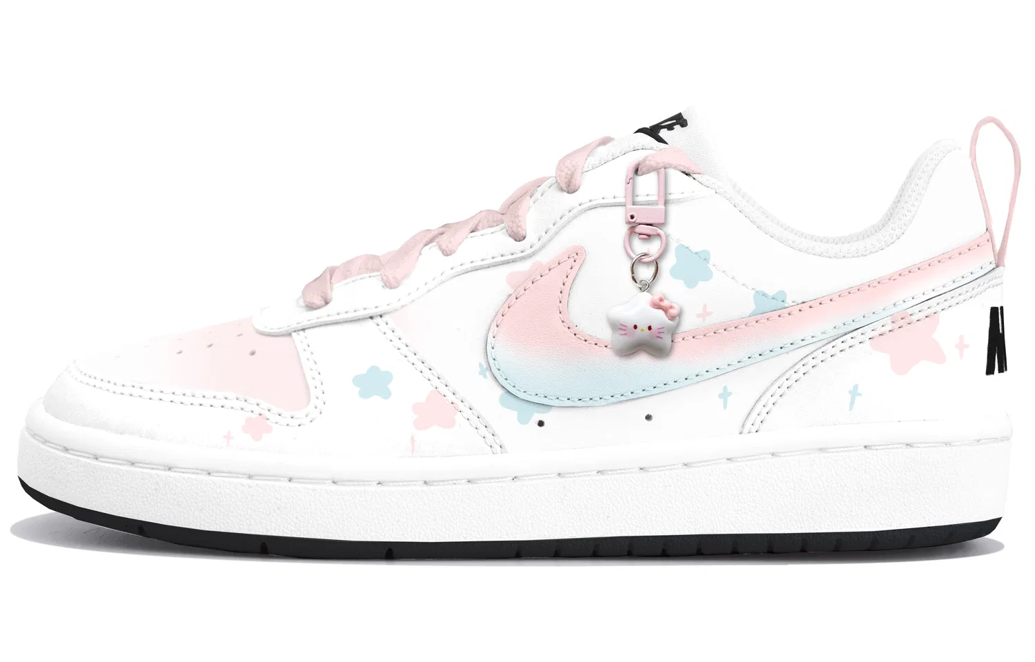 Кроссовки для скейтбординга Nike Court Borough Low детские розовые