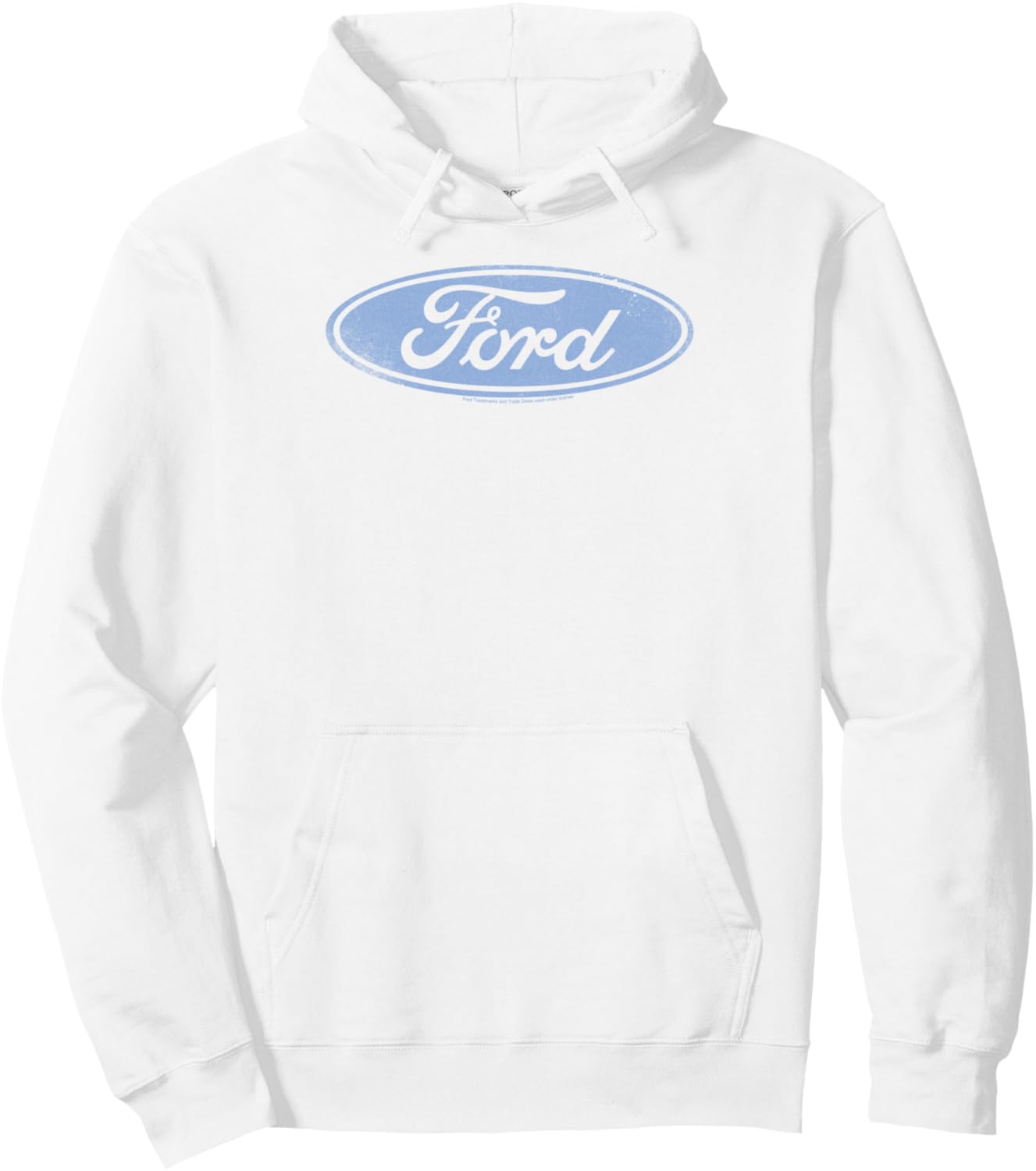 

Ford - Blueford Logo - Худи в тон с эффектом потертости, белый