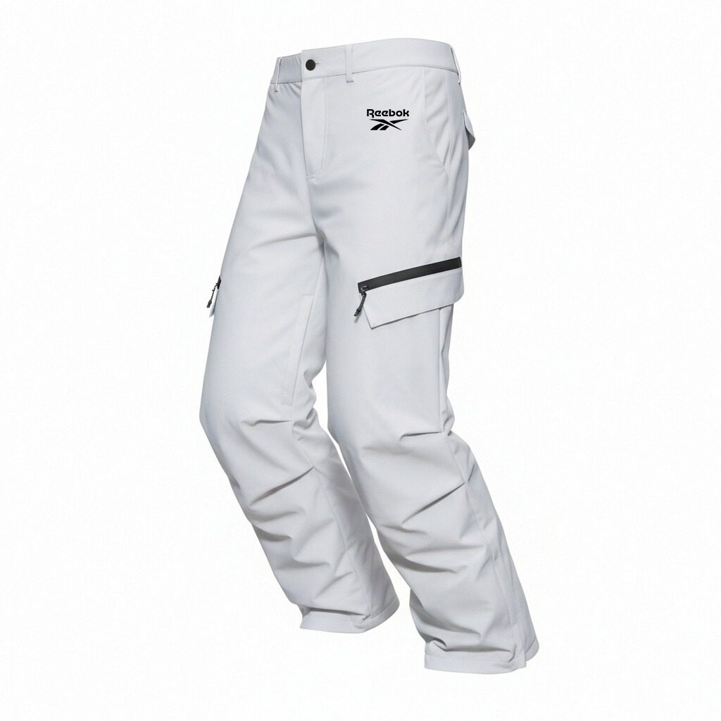 

Брюки утепленные с флисом Unisex прямого кроя Reebok, glacier белый