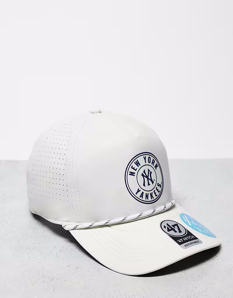 

Бейсболка 47 Brand NY Yankees в кремово-белом цвете с отделкой козырька