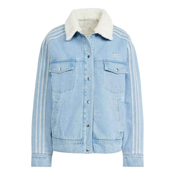 

Куртка (WMNS) adidas originals Neutral Court Denim Jacket 'Blue', синий