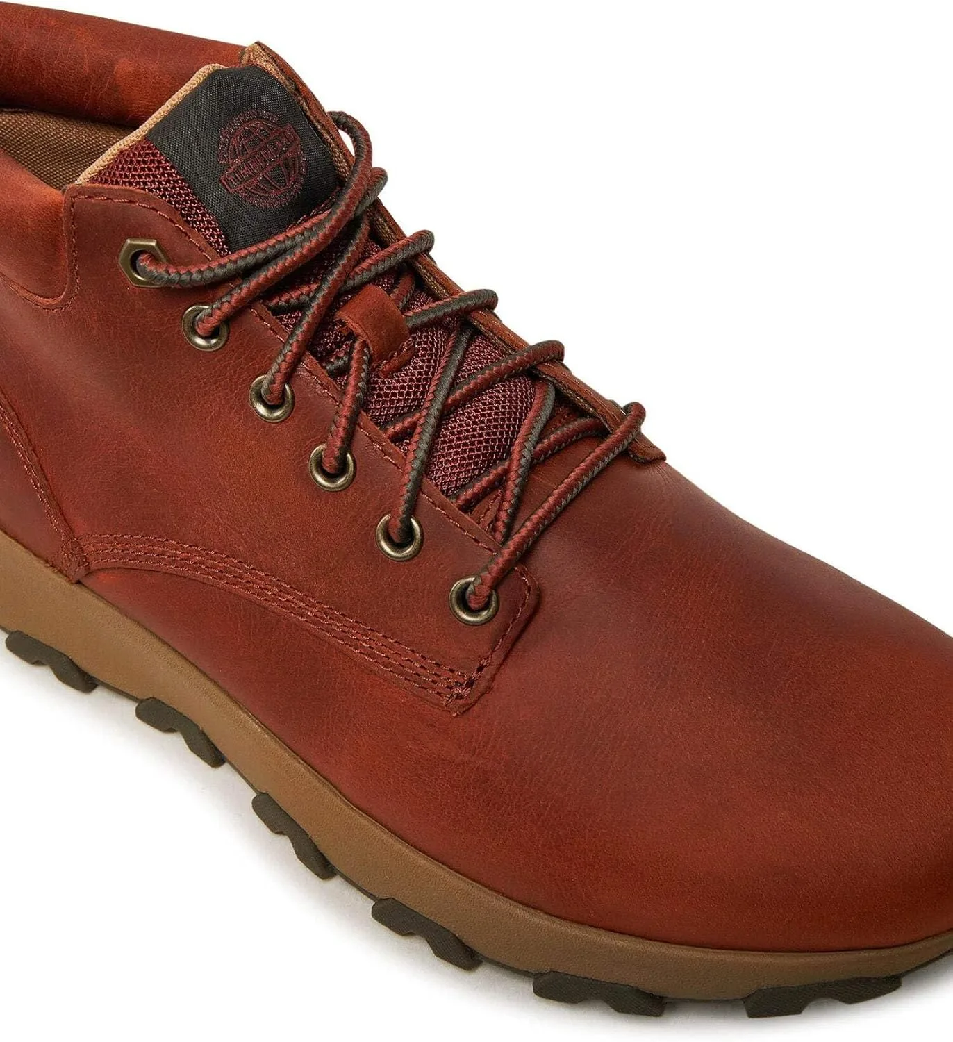 Кроссовки Timberland Mid Lace Up Trainers EJD - Medium Orange Full Grain 43, оранжевый — фото 4