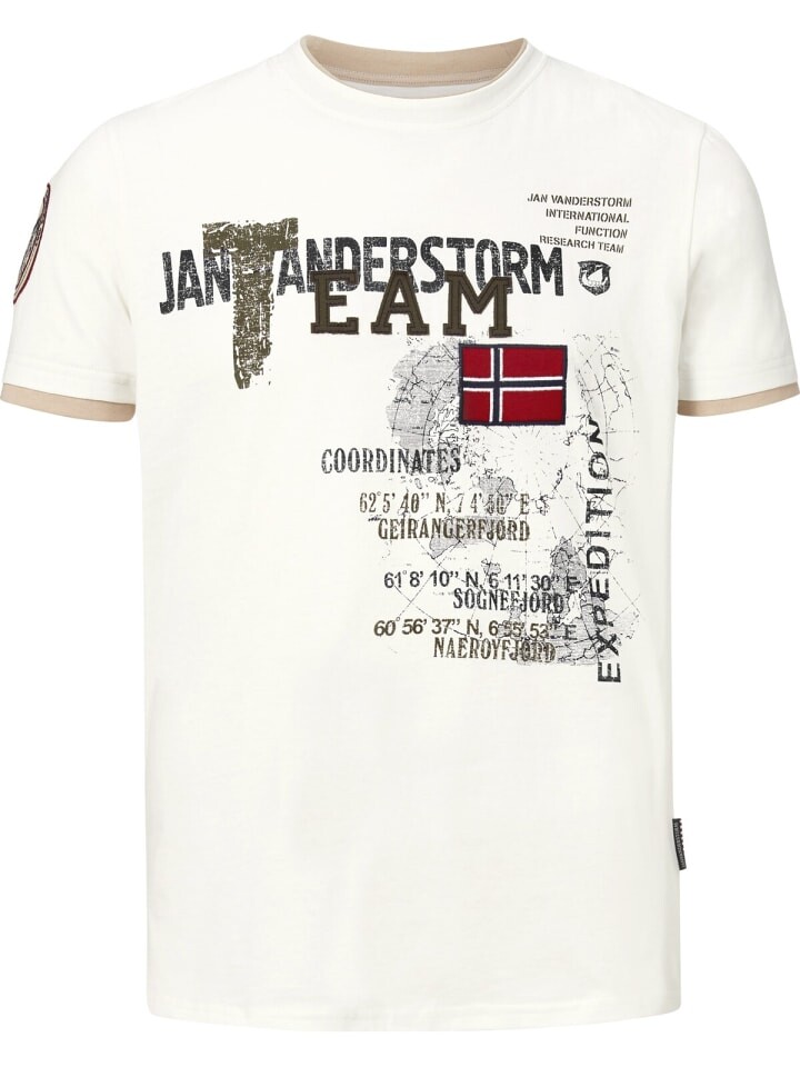 

Футболка Jan Vanderstorm, белый