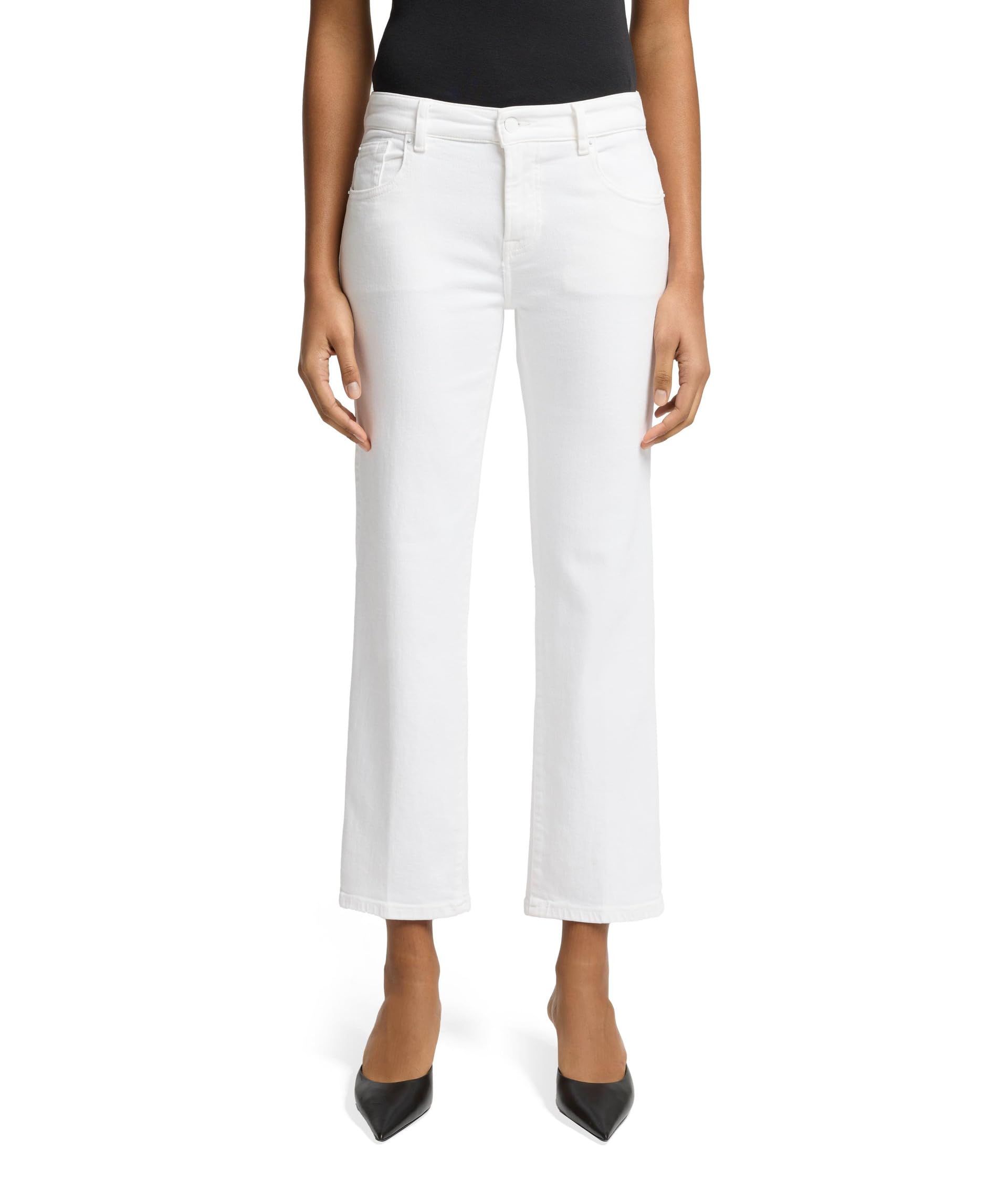 

Джинсы 7 For All Mankind Calie Straight Ankle, цвет Soleil