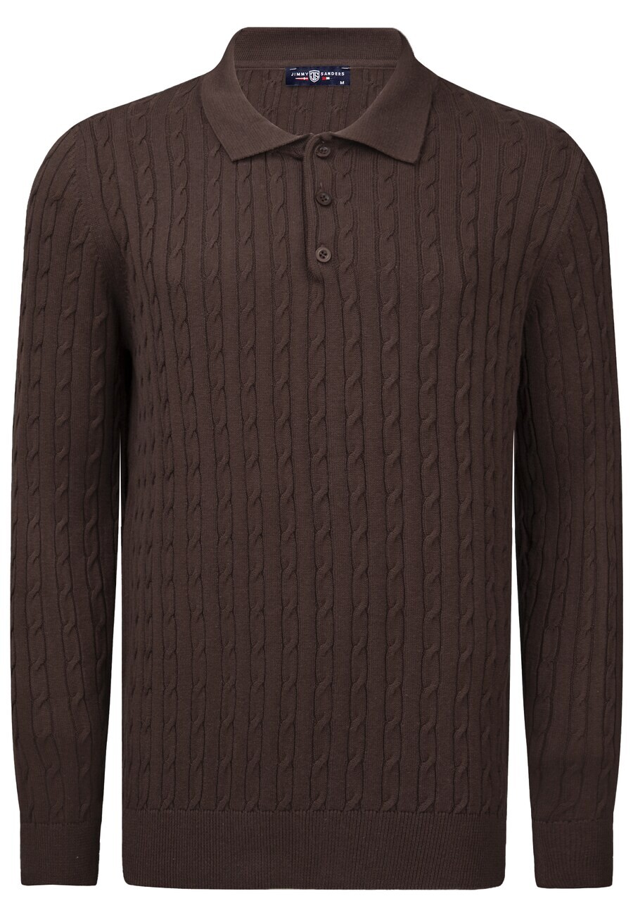

Свитер с v-образным вырезом Jimmy Sanders Sweater, цвет chestnut brown