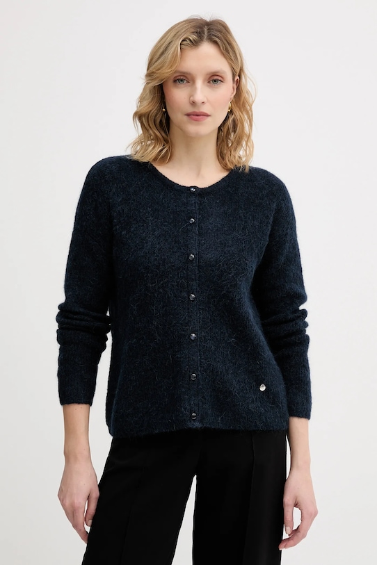 

Кардиган из альпаки almine Mos Mosh, темно-синий