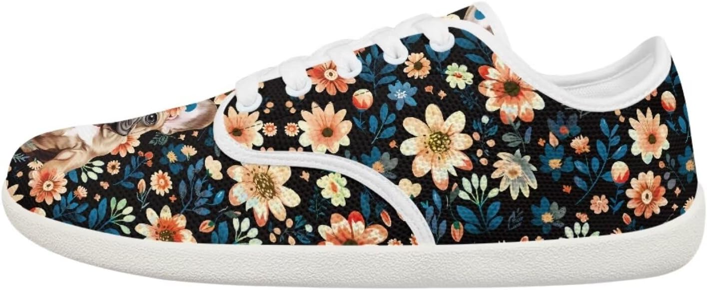 

Женские и мужские кроссовки Forchrinse Blue Galaxy с принтом кошки, широкие, минималистичные, для трейлового бега, низкие, Pug Daisy