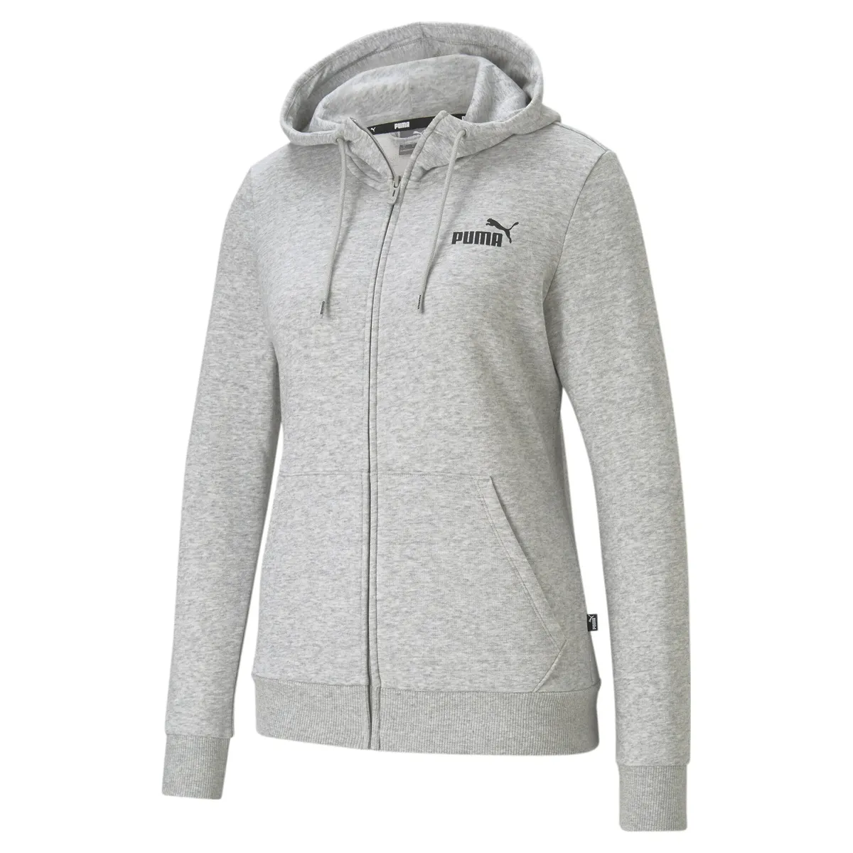 

Толстовка PUMA "Куртка с капюшоном Essentials женская", серый