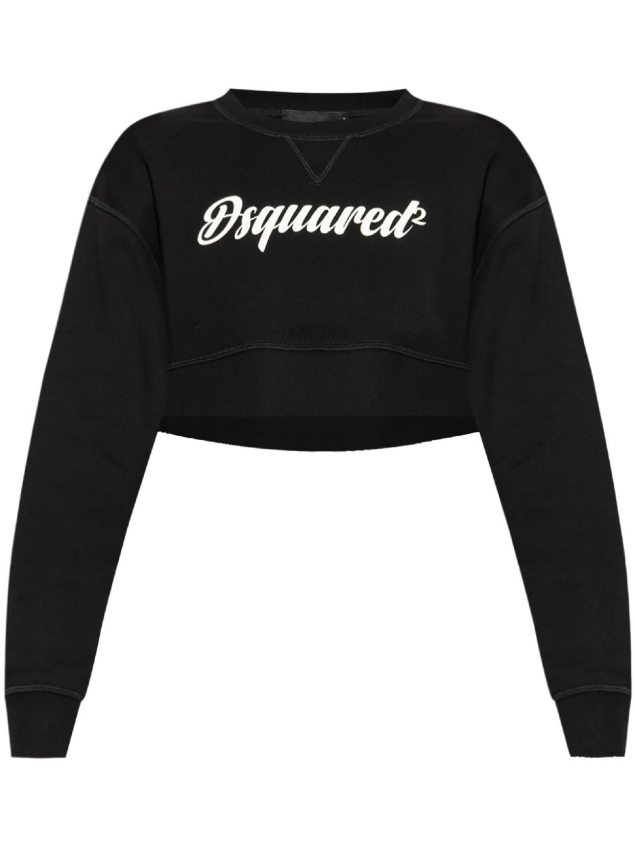 

Dsquared2 укороченная толстовка с логотипом, черный