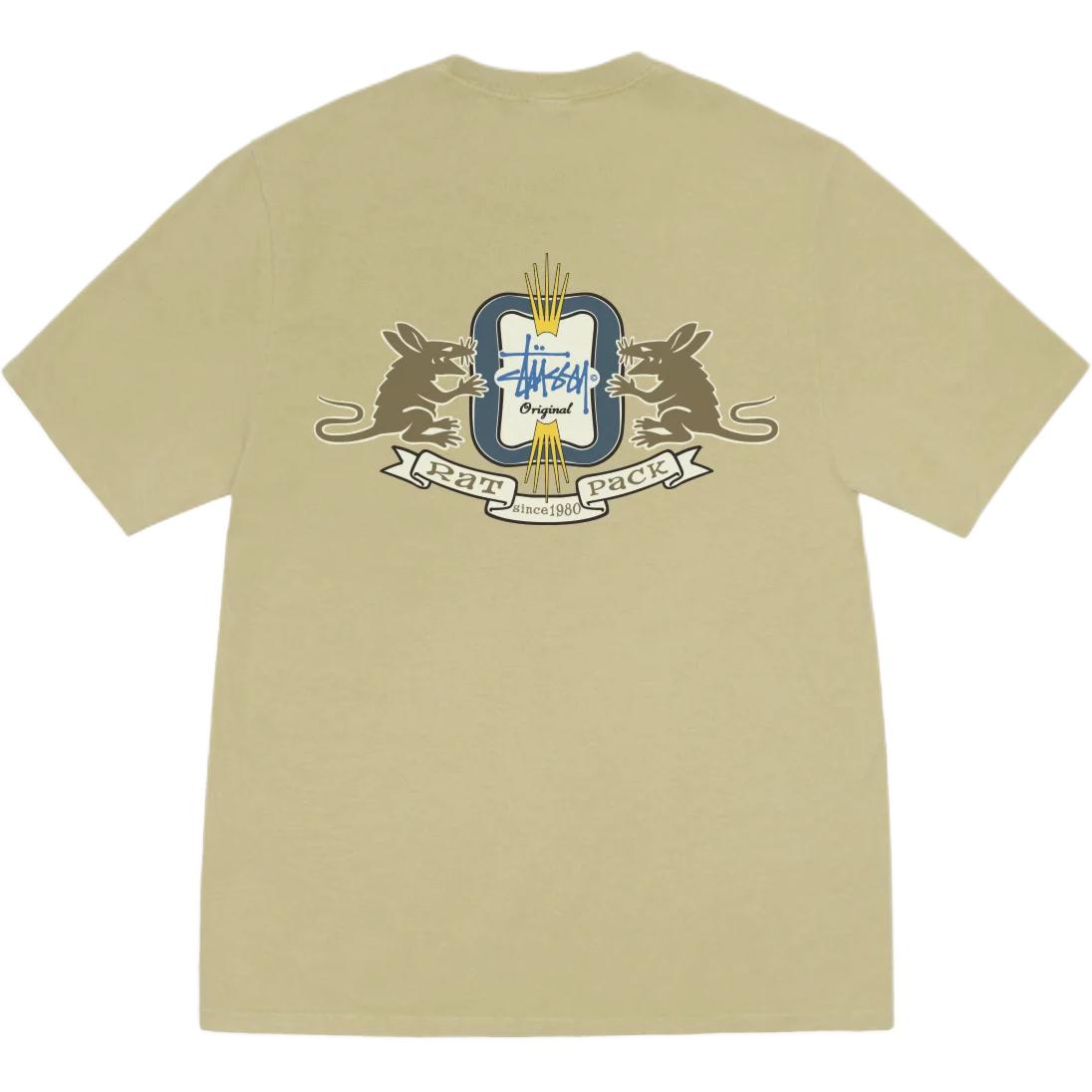

Футболка Homebrew пигментного крашения Stussy, хаки