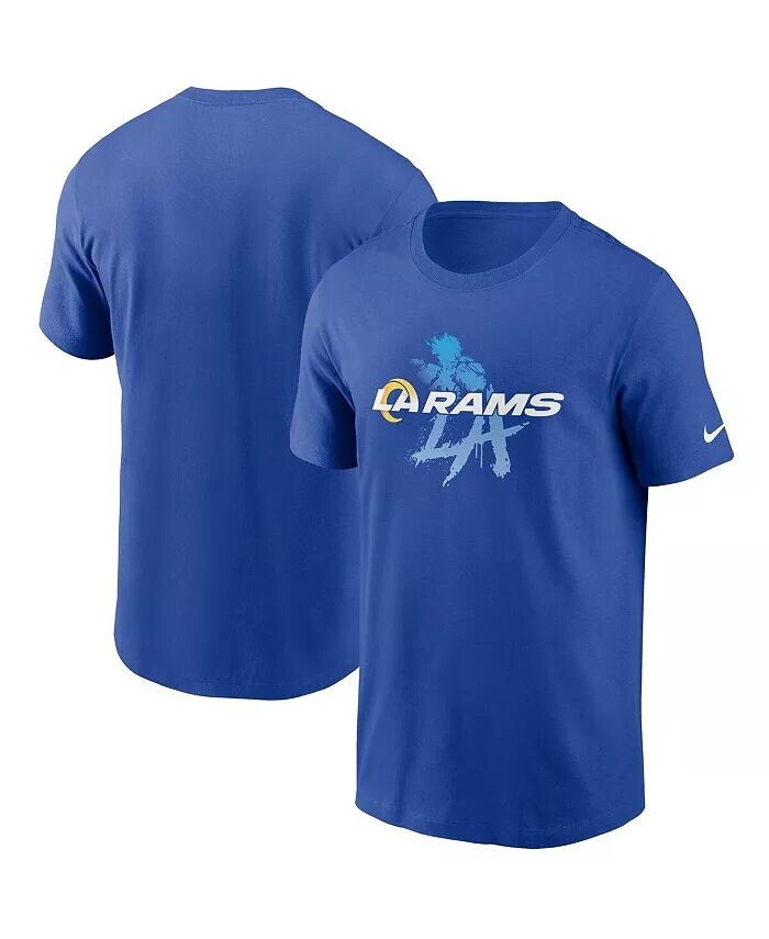 

Мужская футболка Just Play Royal Los Angeles Rams Hometown Collection Nike