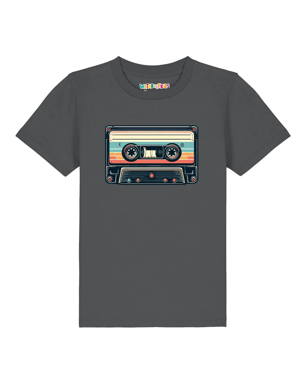 Футболка 'Kassette' Watabout.Kids, Anthracite