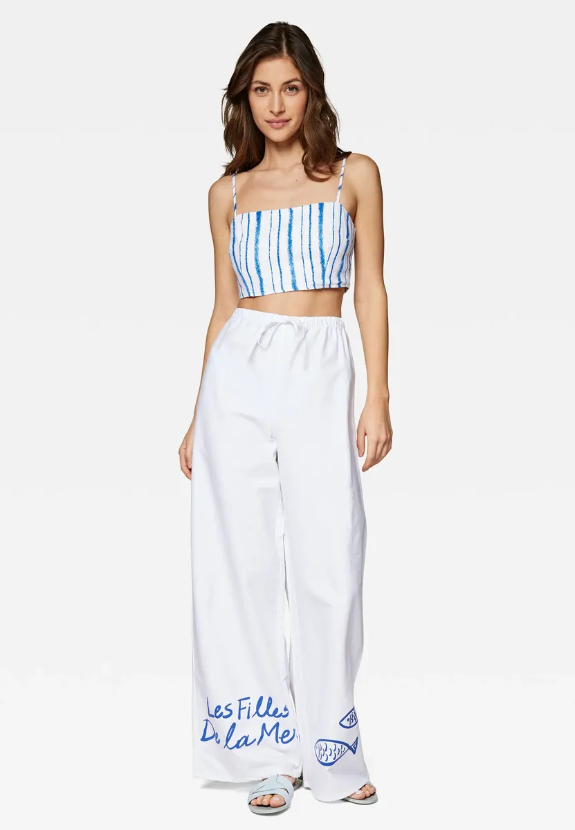 

Брюки из ткани Mavi "FISH PRINTED WOVEN PANTS", брюки Maviterranean, белый