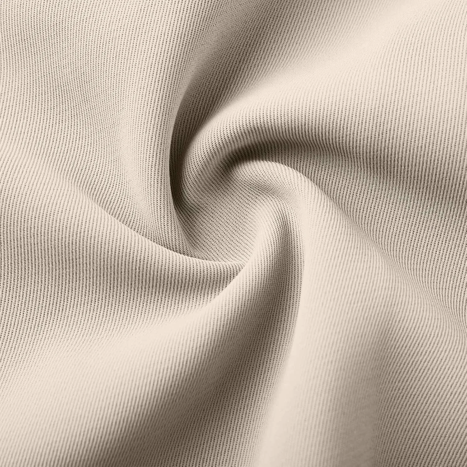 Женские брюки с широкими штанинами, с высокой талией, деловые, повседневные, рабочие, эластичные, со складками и карманами Generic, бежевый — фото 3
