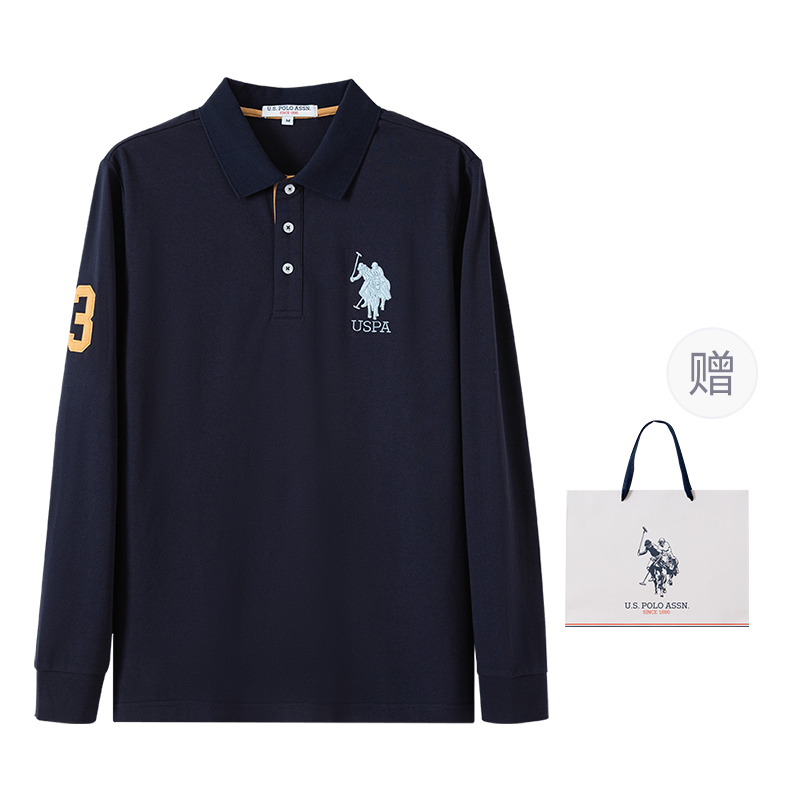 Футболка поло U.S. Polo Assn., темно-синий