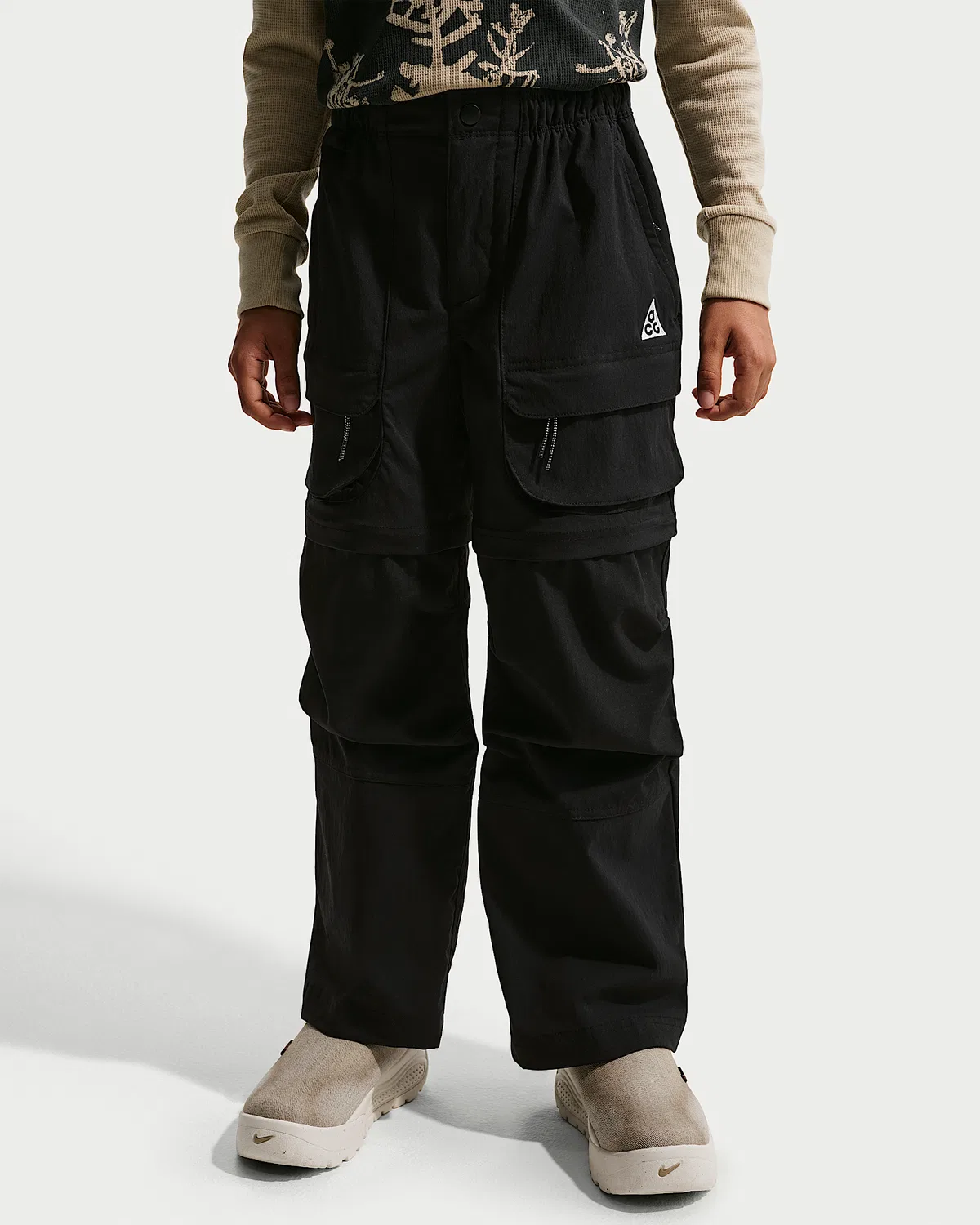 Детские штаны Nike ACG "Smith Summit", Black/Black/Summit White — фото 2