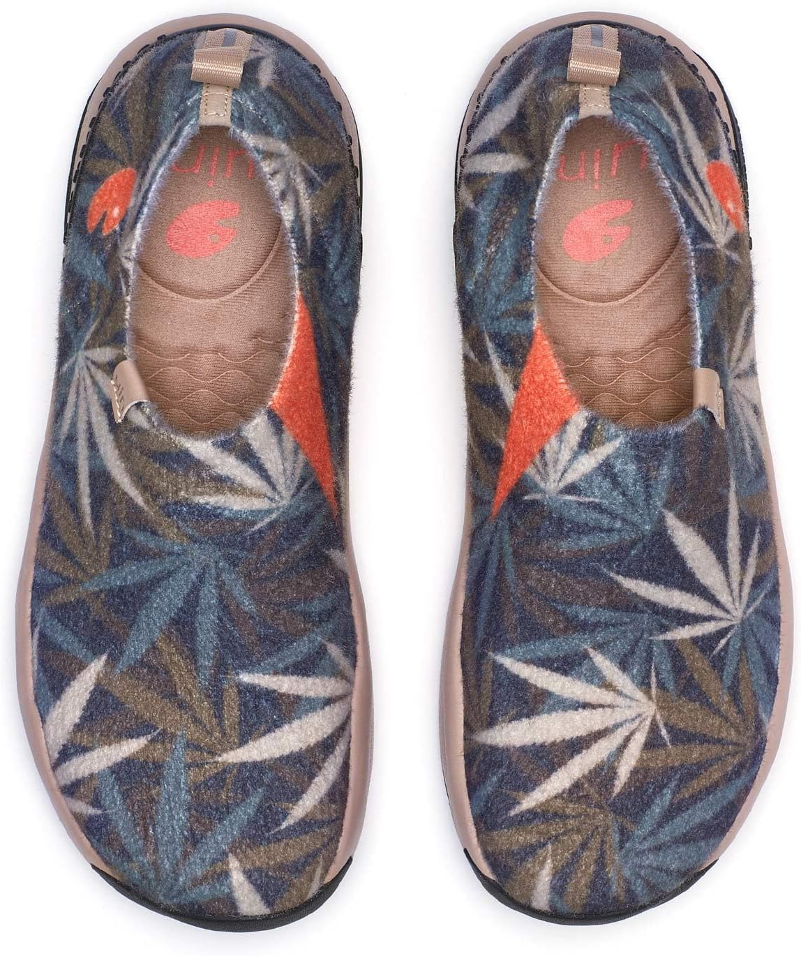 

Мужские кроссовки UIN Art Travel для прогулок, слипоны, повседневные, легкие, с широкой носочной частью, на массивной подошве, комфортные, модные, Toledo , Toledo Ⅺ - Camouflage Leaves 2