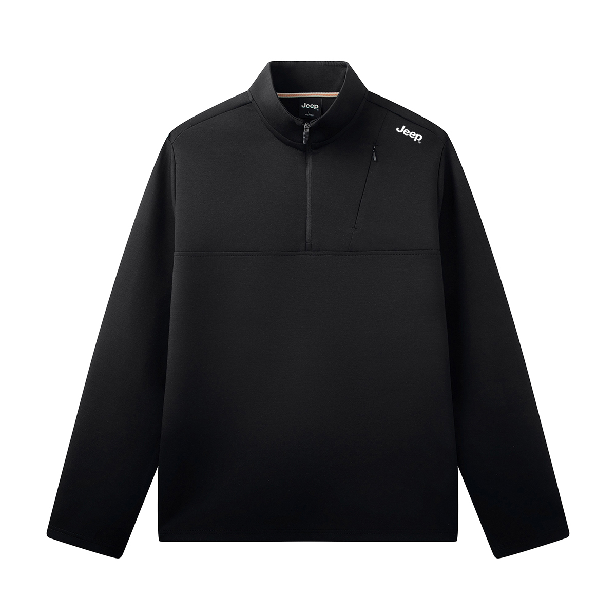 

Свитшот Unisex Crew Neck Moderate Regular Jeep, черный