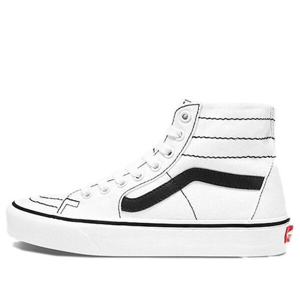 

Кроссовки sk8-hi tapered white Vans, белый