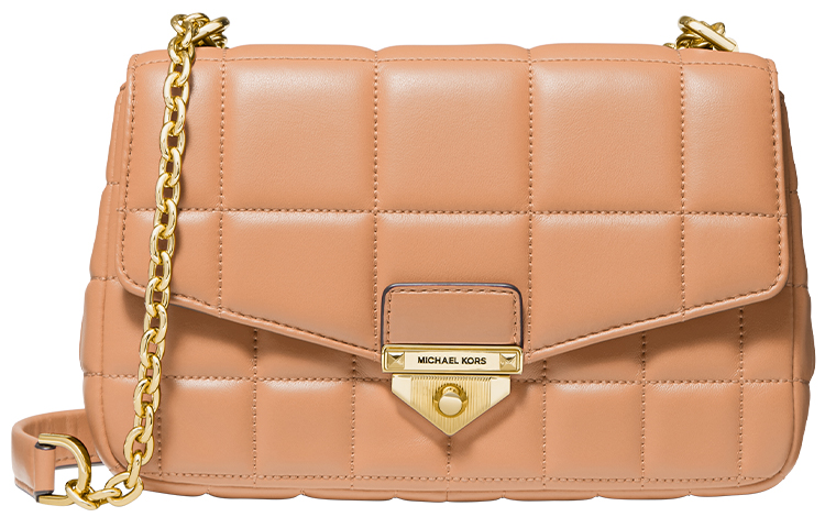 

Сумка через плечо Soho из овчины женская дынная MICHAEL KORS