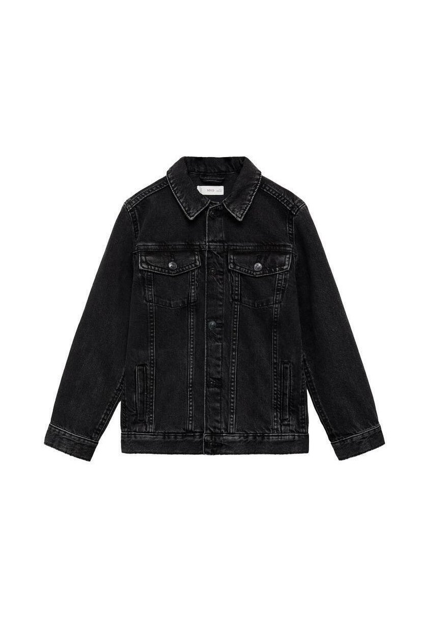 

Джинсовая куртка JOHN Mango Kids, цвет Black Denim