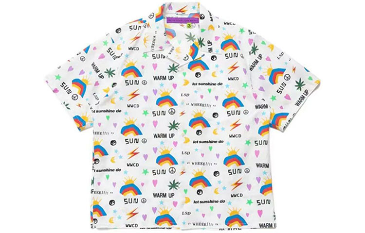 

Cactus Plant Flea Market Кроп Алоха ЛСД Футболка HUMAN MADE, Белый