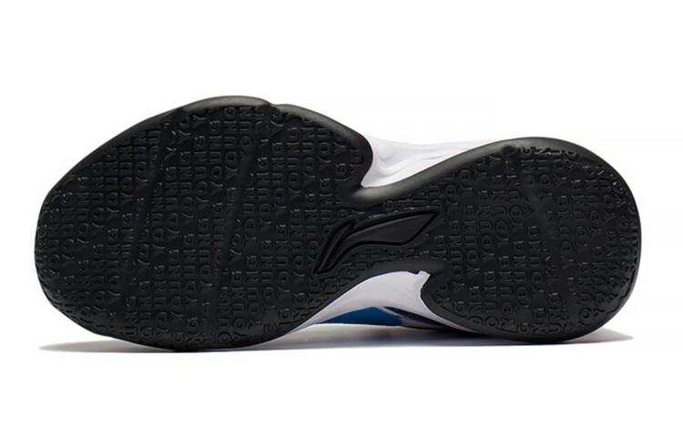 Детские баскетбольные кроссовки GS Low-top Standard White / New French Blue / Black Lining Young — фото 4