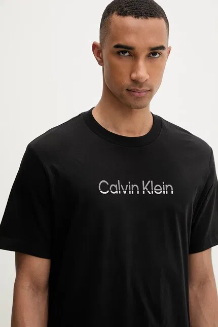 Футболка с принтом Calvin Klein, черный — фото 4