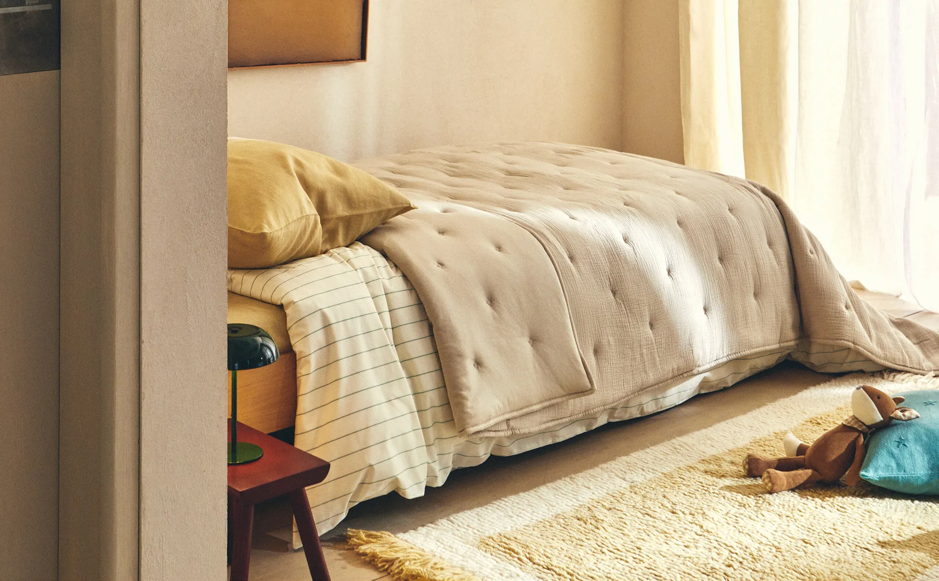

Детское муслиновое одеяло Zara Home, бежевый